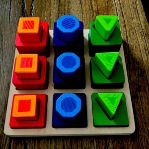 Melissa & Doug Shape Sequence Wooden Sorting Set and Educational Toy